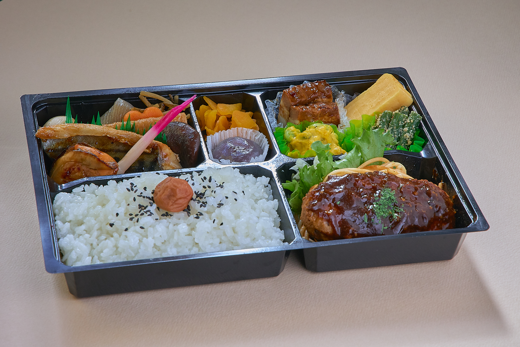 秀かつ特選弁当（ハンバーグ）茨城県 ひたちなか市 お弁当 仕出し 秀かつ 水戸市 那珂市 東海村 大洗町